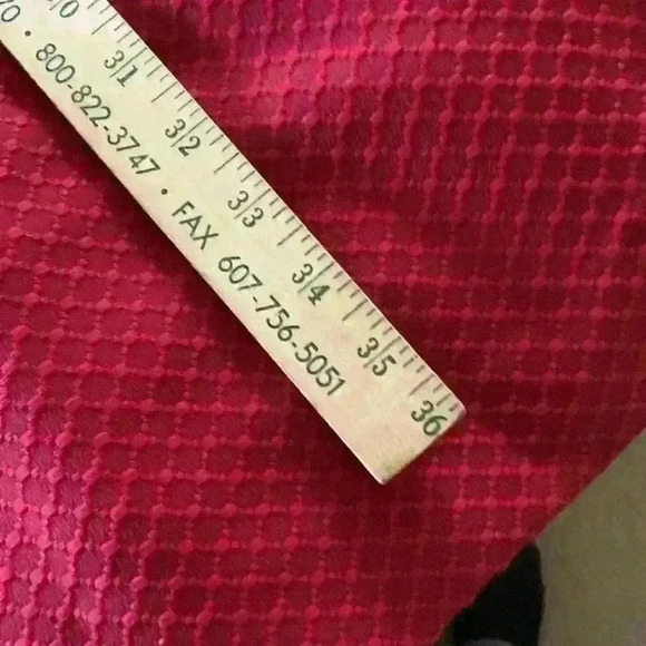 Tahari Arthur S.Levine women’s sheath red midi dress lined cap sleeves size 8 - Picture 7 of 7